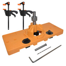 1Ensemble Outil Percage 35Mm Charnière Bois ABS Inox Maison