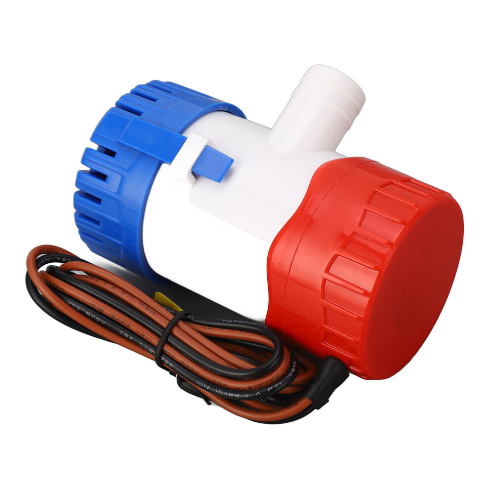 Dc12v Mini Electric Bilge Pump 500Gph 3/4In Low Noise Water Pump 8101369063568