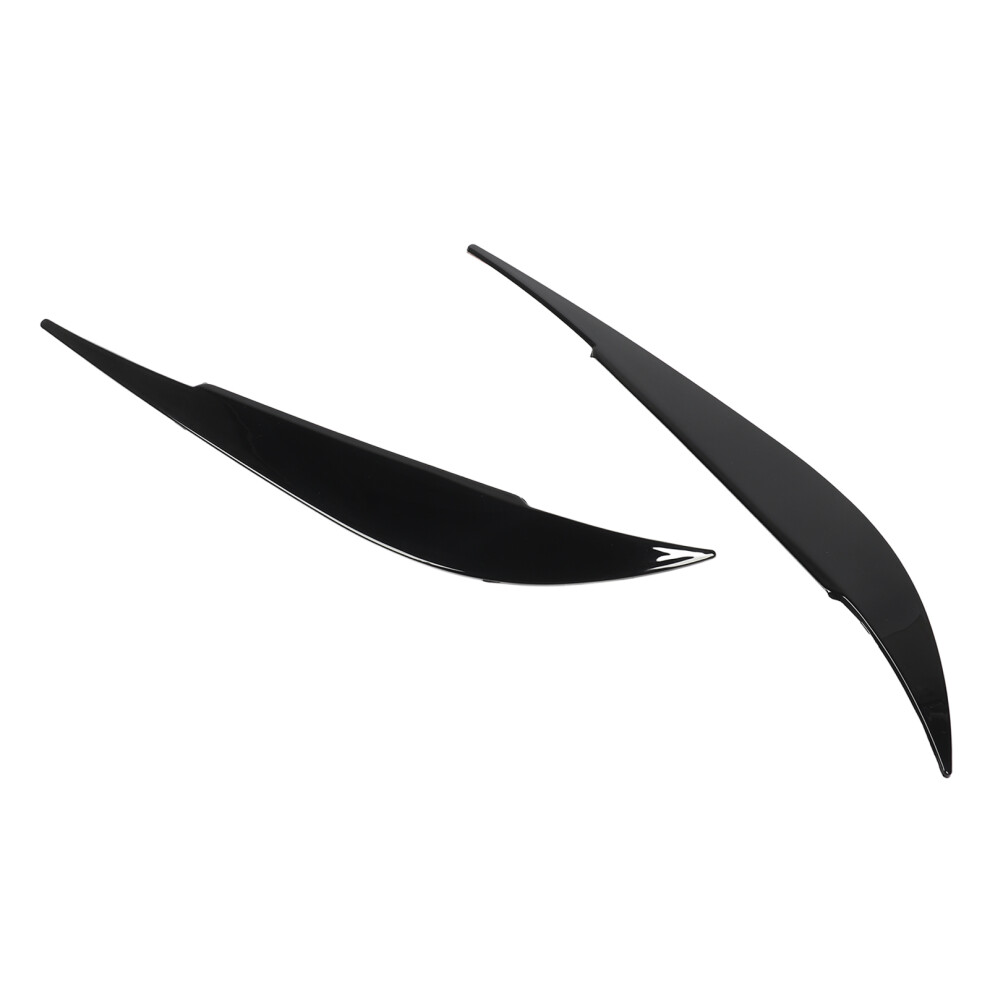 Pair Glossy Headlight Eyebrow Cover For 4 Series F32/F33/F36 Black 8411369063698