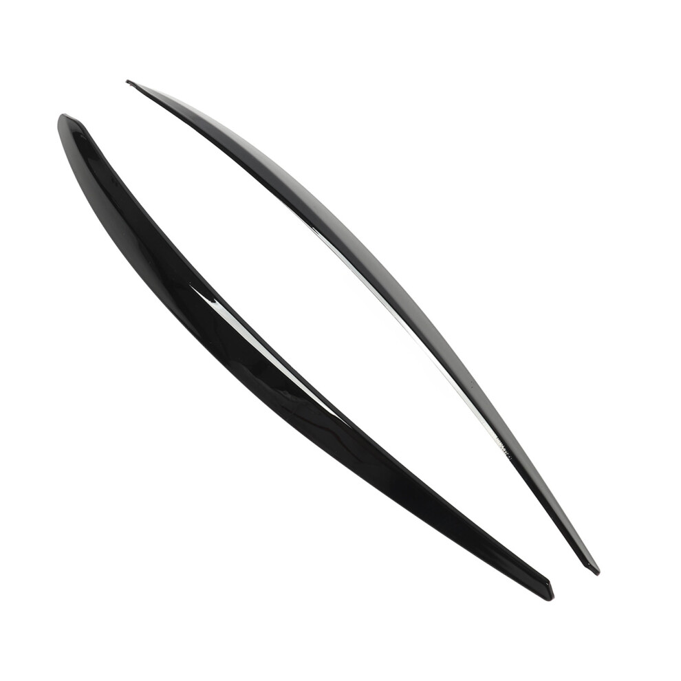 Scratch-Resistant Headlight Eyebrows For Superb B8 In Black 7891369063712