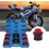 Motorcycle Fork Seal Driver Tool Set 3550mm Carbon Steel Universal Front Fork Installer with Adapters 5