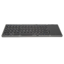 Foldable Bluetooth Keyboard with Touchpad Portable Wireless for Win & Android