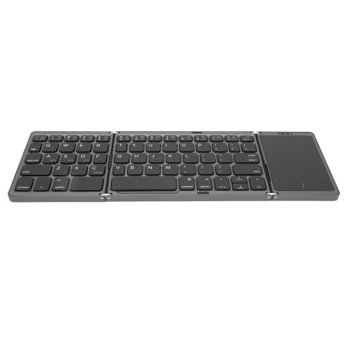 Foldable Bluetooth Keyboard with Touchpad Portable Wireless for Win & Android