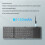 Foldable Bluetooth Keyboard with Touchpad Portable Wireless for Win & Android 4