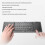 Foldable Bluetooth Keyboard with Touchpad Portable Wireless for Win & Android 6