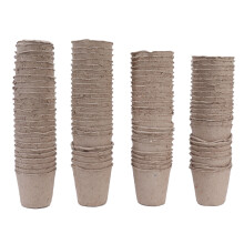 Recycled Pulp Nursery Pots, Seed Starting Pots for Improved Root Growth, Small And Portable for Easy Management, Direct Planting Without Removing Seed