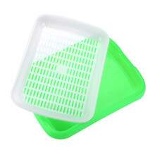 Double Layers Design For Easy-To-Use Seed Tray, Soil-Free Sprouting Tray Reduces Watering Times Prevents Root Decay, Healthy Seed Grower For Nutritiou