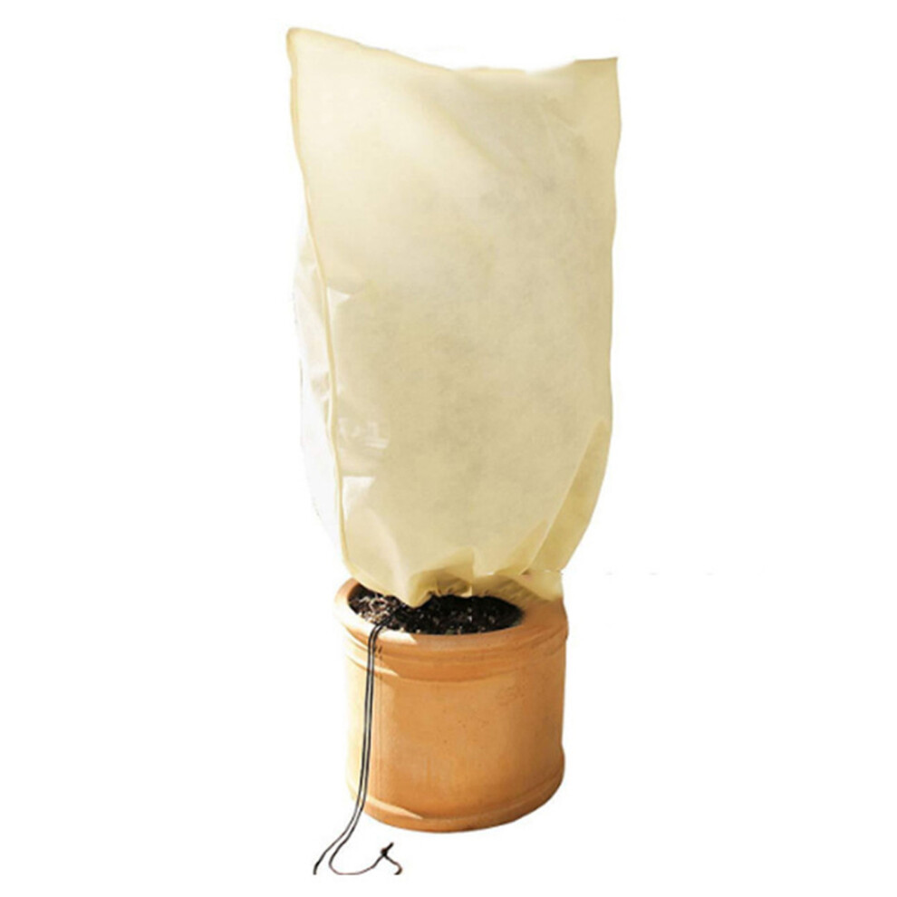 Versatile Freeze Protection For Trees And Shrubs, Non-Woven Fabric Offers Breathability And Durability, Heavy-Duty Frost Blankets With Drawstring, 1Pc 9441426651369