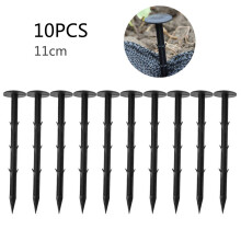 Landscape Anchors, Professional Quality Stakes for Erosion Netting, Weed Fabric, Tarp, and Tent Fixing, Ideal for Gardening and Camping, 10 Pieces