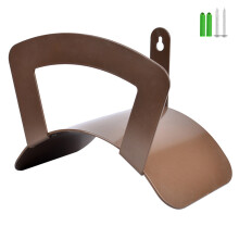 Wall Mounted Water Hose Holder Heavy Duty Hose Hanger Durable Metal Garden Hose Hooks Outdoor Hose Storage Rustproof Solid Metal Sturdy Hose Reel For