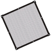 Durable Sun Shade Fabric for Patio Garden Pergola UV Protection Mesh Shade with Grommets Breathable Shading Material Silver Color