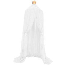 Decoración para dormitorio de niñas, elegantes cortinas con dosel para un rincón de lectura de ensueño, elegante diseño de cúpula con hilo de