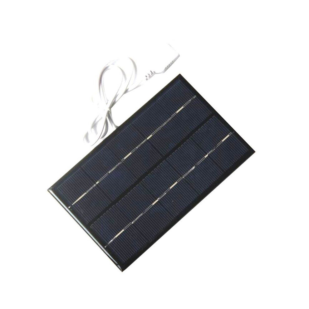 2W 5V Solar Panel Usb Battery Charger Outdoor Portable For Mobile Phone Power Bank Waterproof Polysilicon Solar Charger 4713744100948