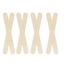 100Pcs Wooden Sticks Stick 6inch Long x 3/4inch Wide Treat Sticks Ice Sticks for DIY Crafts