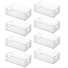 Opbergorganizer voor Koelkasten, Stapelbare Opbergorganizer - Doorzichtige BPA-Vrije Organizer voor Koelkast, Vriezer en Keuken