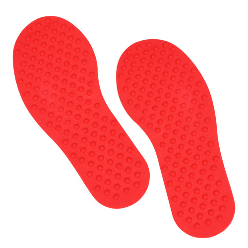 2Paare Koordinationstraining Props Rote Aufkleber Kinder 1