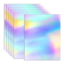 Metallische Holografische Karte, GläNzende SpiegelpapierbläTter, Reflektierende PostkartongrößE 8,5 X 11 Zoll, 50 StüCk