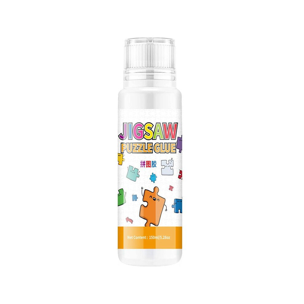 Jigsaw Puzzle Glue, 150Ml Jigsaw Glue With Sponge Non-Toxic And Quick Dry Puzzle Sealer 6031854221475