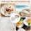 15 PeçAs Natural Sea Shell  Branco, Conchas de Vieira de 4-4,7 Polegadas para Artesanato DIY, Servir Comida, Assar e Mais 5