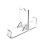Supporto per Spada Laser da Tavolo Supporto per Display per Spada Laser un Doppia Lama Supporto per Spada Laser nel Acrilico Supporti per Display da 1
