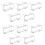 10Pcs Clear Acrylic Display Case for Car Mold, Wheels Car Model Display Case Scale Wheel Display Case A 1