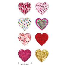 Heart Shape Stickers Valentines Day Wedding Gift Box Bag Decoration Birthday Party Envelope Invitation Seal Labels