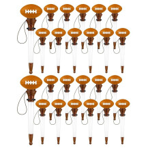 24Pcs Football Hoop Ballpoint Pens, Funny Sports Theme Novelty Black Ink Pens for Birthday Party Award Party Supplies