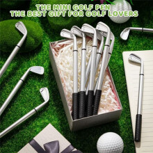 Canetas Esferográficas de Golfe, 15 Canetas Ergonômicas para Tacos de Golfe para Papelaria de Escritório