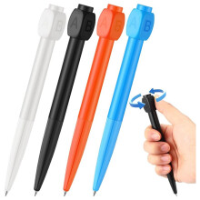 4 Pcs A B C D Rotation Reducer Ballpoint Pens Gadget Stress Relief Pen for Office