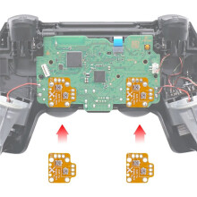 10 Stück Gamepad Joystick Drift Repair Board Controller Analog Thumb Stick Drift Fix Mod für PS5 PS4  One/Serie S/X,B