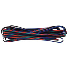 4 pin Filo Estensione Connettore Cavo cordone Per LED RGB Striscia 3528 5050 Connettore Colorato - 5M