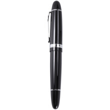 159 Black And Silver M Nib Fountain Pen Thick For Gifts Decorations USA