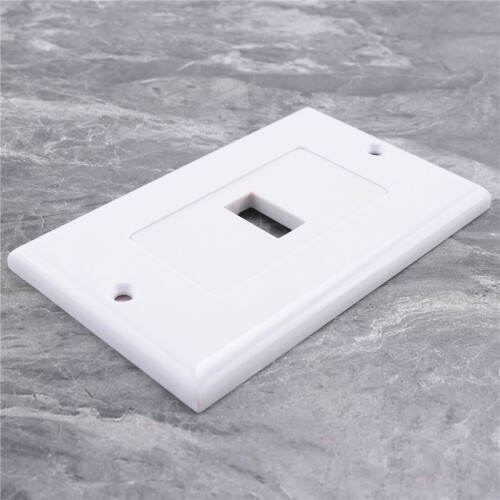 Ny 1-  VäGg Face Plate Panel Cover Coupler Outlet Extender 3D 1080P Vit 1