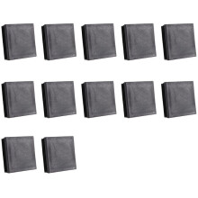 50mm x 50mm Plastic Square End Blind Plugs Cap Pipe Inserts 12pcs
