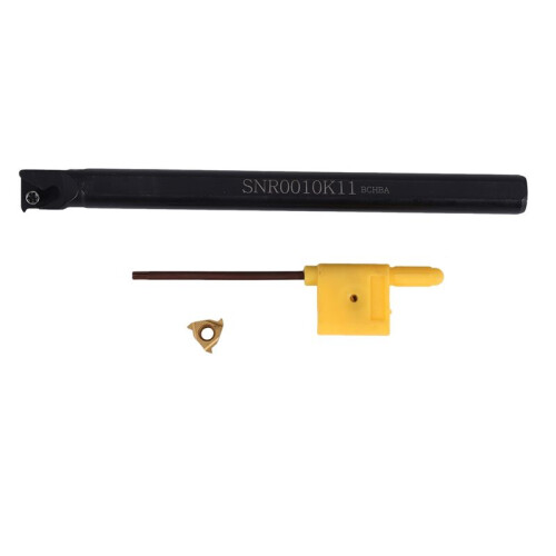 1pc Snr0010k11 Internal Tool Boring Holder+ Wrench + 11ir A60 Carbide Insert For Lathe Threading Turning Tool 2
