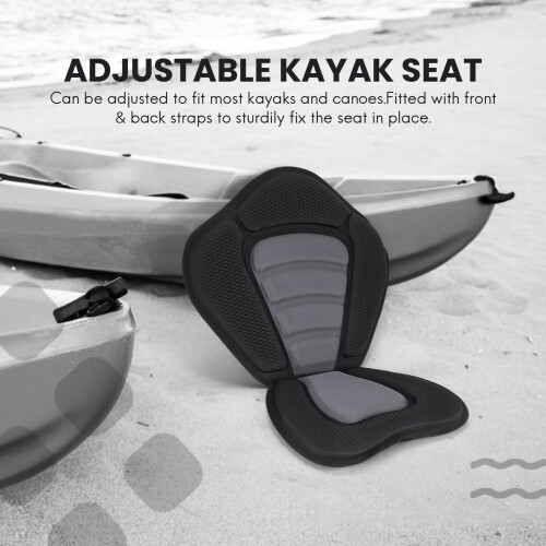 Adjustable Padded Canoe Kayak  Kayak Backrest  With Back Pack Rest Bag 2