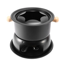 Schokoladen Fondue Maker Set Multifunktions Eis Aus Kohlenstoff Stahl Schokoladen KäSe Hot Pot Schmelz Tiegel Fondue Set