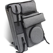 Kunst Portfolio Case,4K Segeltuch KüNstler Rucksack Wasserdichte Kunst Trage Tasche Tote für Zeichen Brett Skizzier Werkzeuge Organisieren