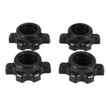 4 Piezas Mancuernas Barra Tuerca Barbells Tornillo Giratorio Abrazadera Mancuerna Levantamiento de Pesas Equipos de Fitness Accesorios