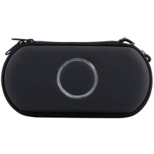 For PSP Carring Case Portable Travel Pouch Cover Zipper Bag Compatible for PSP 1000 2000 3000 Game Console(Black)