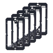 5 Pack Low Voltage Mounting Bracket (1 Gang ) for Single Gang Wall Plate, Telephone Wires, Network Cables, Coaxial