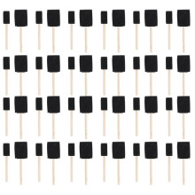 Pinceaux en Mousse, Comprend 50 Pinceaux éPonge, 25 Pinceaux de 1 Pouce et 25 Pinceaux de 2 Pouces, Fournitures D'Art pour la Peinture