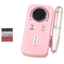 Electric Nail Drill Machine with LCD Display Rechargeable Nail File Nails Accessories Gel Nail Polish Sander,