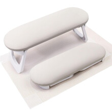Poggiabraccio per Unghie, Poggiamano Pieghevole In Pelle PU per Unghie Acriliche Cuscino per Supporto per Mano, Cuscino per Unghie Nail Art