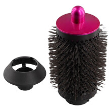 55MM pour Sèche-Cheveux Vent Capot Accessoires Cylindre Peigne Air Buse Accessoires Rose Rouge