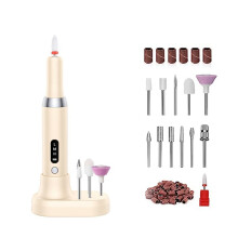 Electric Nail Polisher Drill Bits Professional Nails Grinding Polishing Removal Art Sanding File Pen Manicure Machine,C