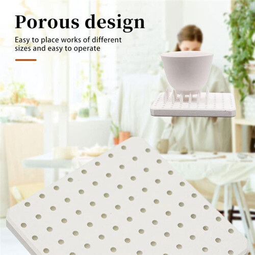 Ceramic Refractory Pad, 96 Points Bar Stilt Pottery Kiln Ceramic Refractory Support Pad Ceramic Refractory Support 2