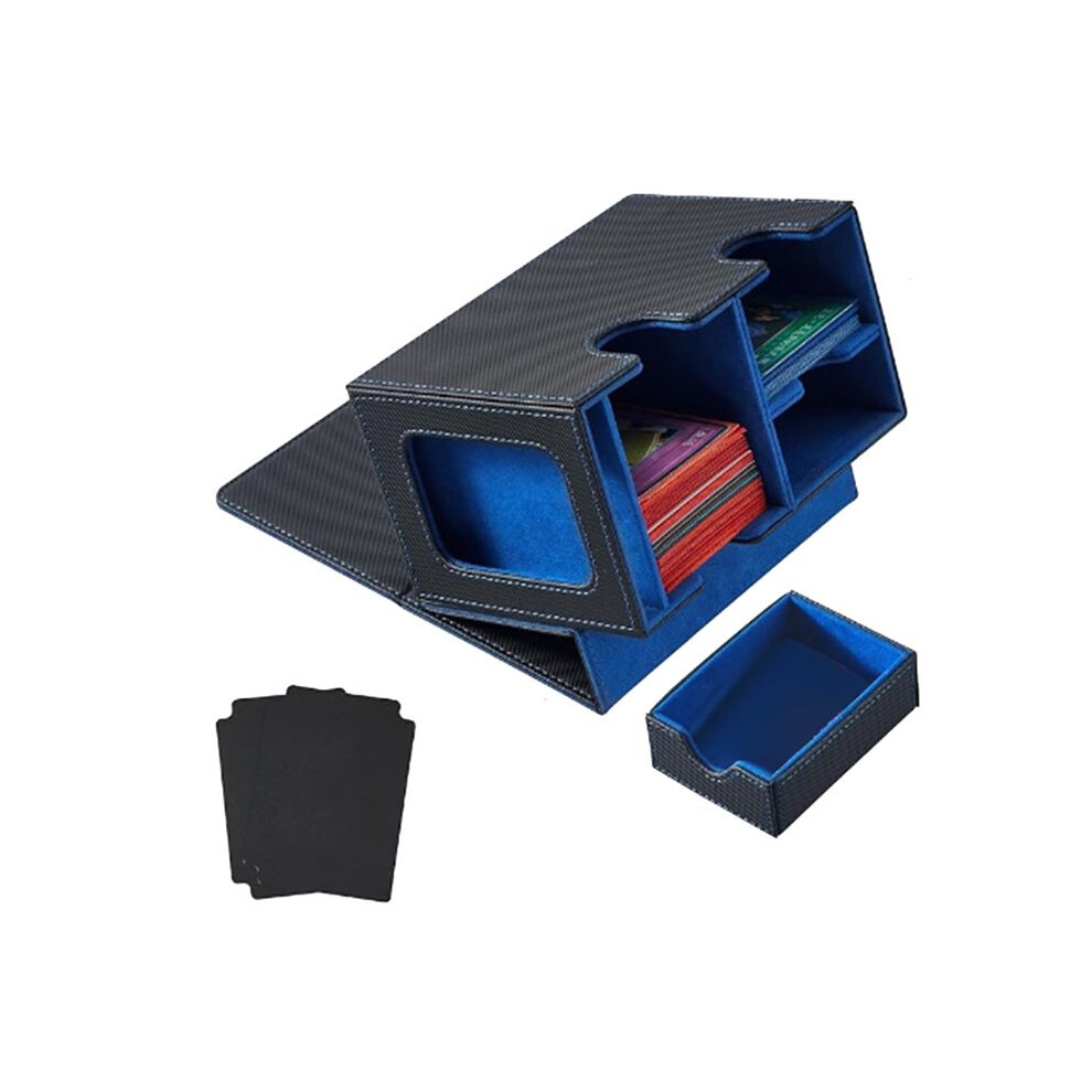 Saudism Card Deck Box Card Display With Dice Tray Deck Box Deck Box Holding 160+ Trading Card Storage Box Deck Box