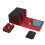 Card Deck Box Card Display with Dice Tray Deck Box Deck Box Holding 160+ Trading Card Storage Box Deck Box Red 2
