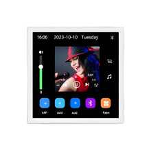 4 Inch Andriod 10 Eshare WiFi Touch Home Theater Cinema Digital Stereo Audio Music Wall Amplifier White